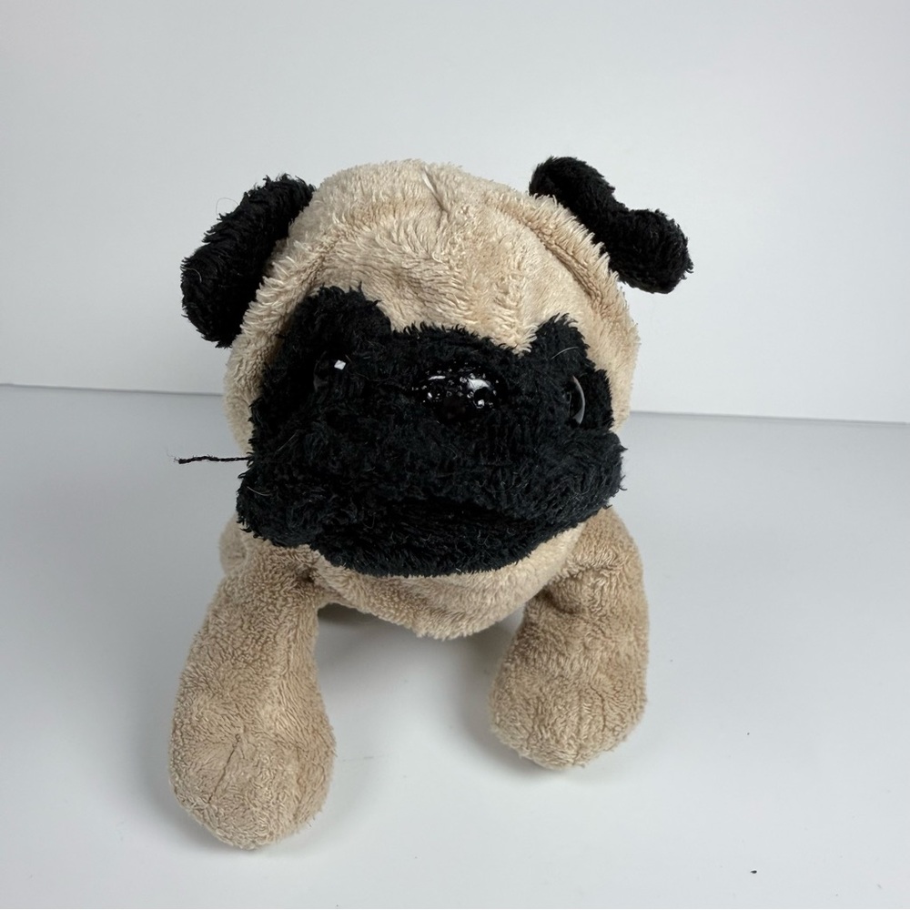 Ganz Webkinz Pug Plush Stuffed Puppy Dog Toy 8"